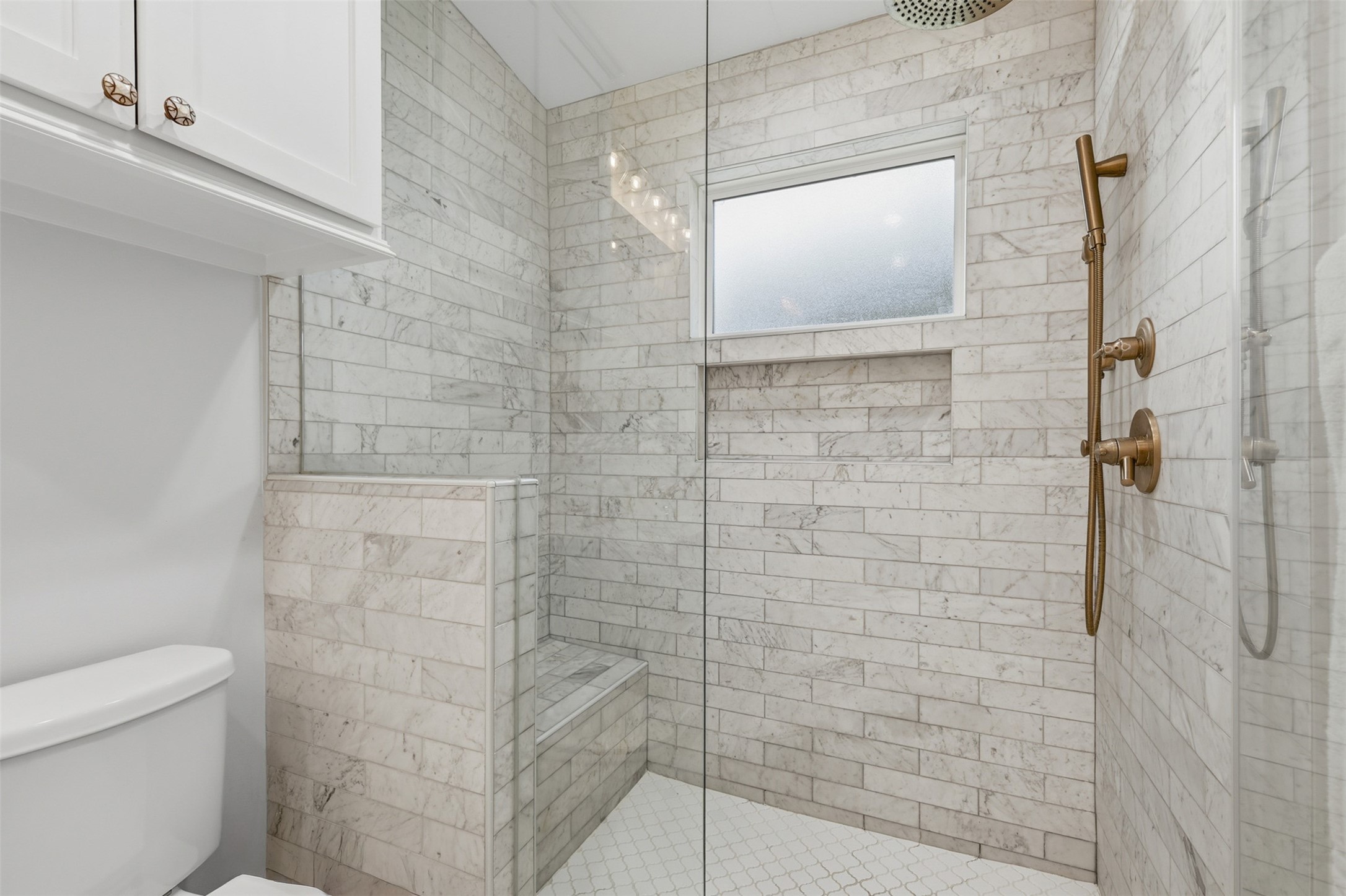 6236 Locke Lane Houston, TX 77057 - Photo 24 of 35 Lovely walk-in shower with stunning finishes!