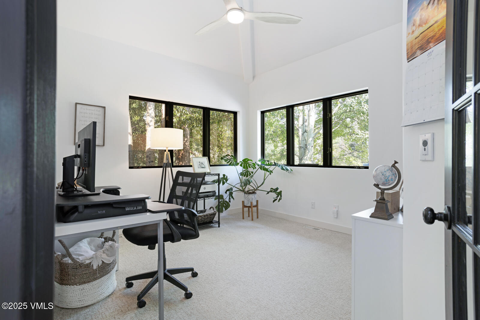 161 Stagecoach Road Edwards, CO 81632 - Photo 24 of 48 a view of a workspace with furniture and a large window