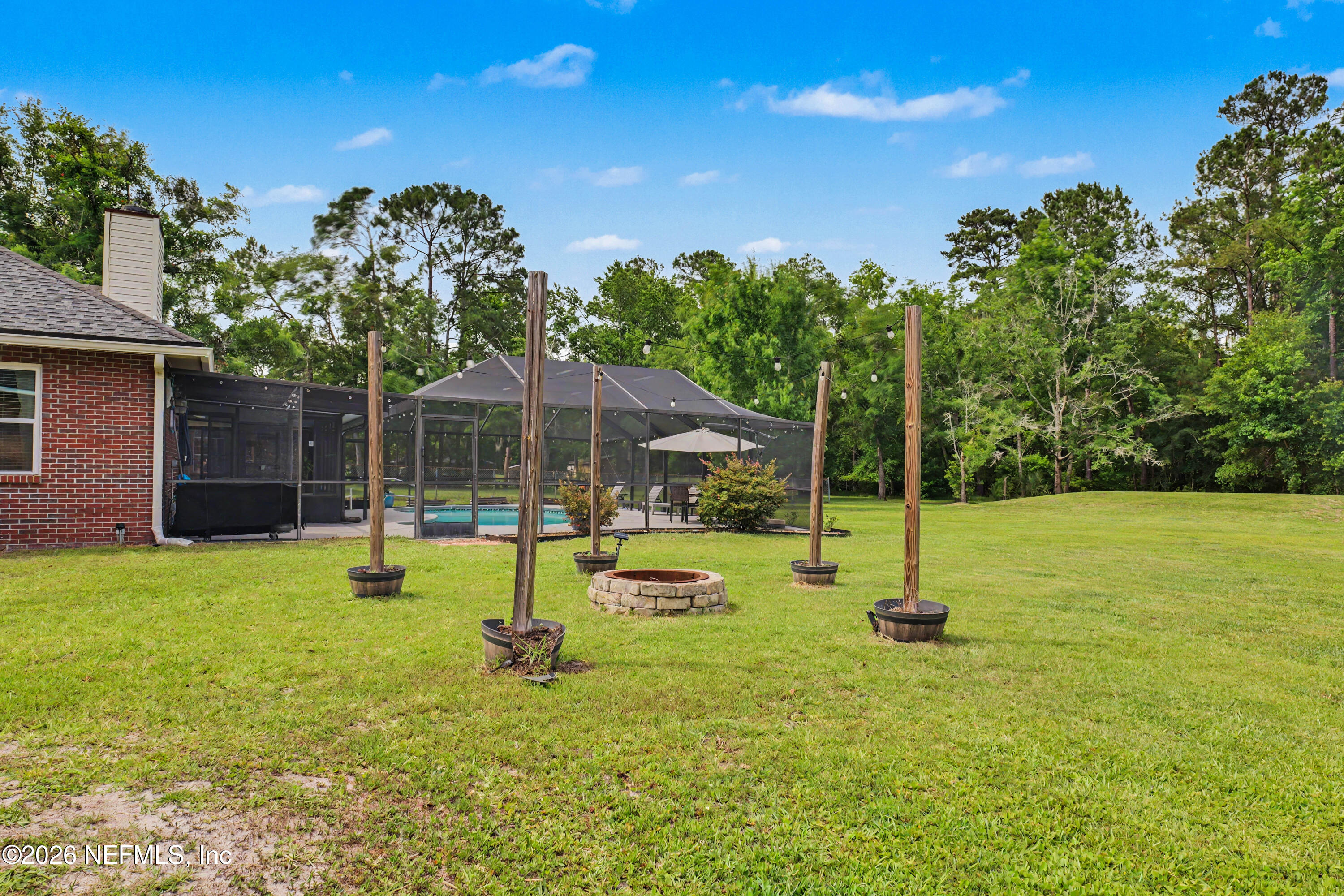 12573 Sampson Road Jacksonville, FL 32218 - Photo 75 of 87 Backyard Firepit