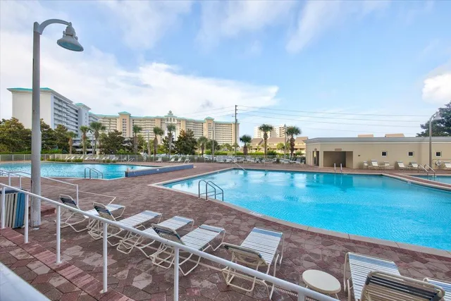 a view of a city from a balcony