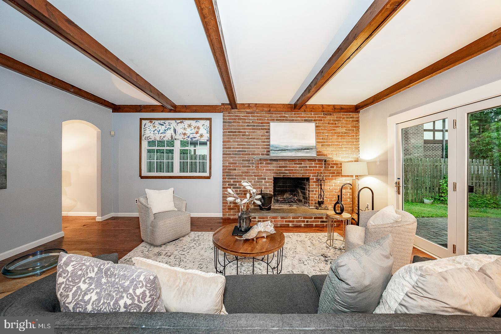 12 Raynham Road Merion Station, PA 19066 - Photo 19 of 39 French Door to Brick Patio