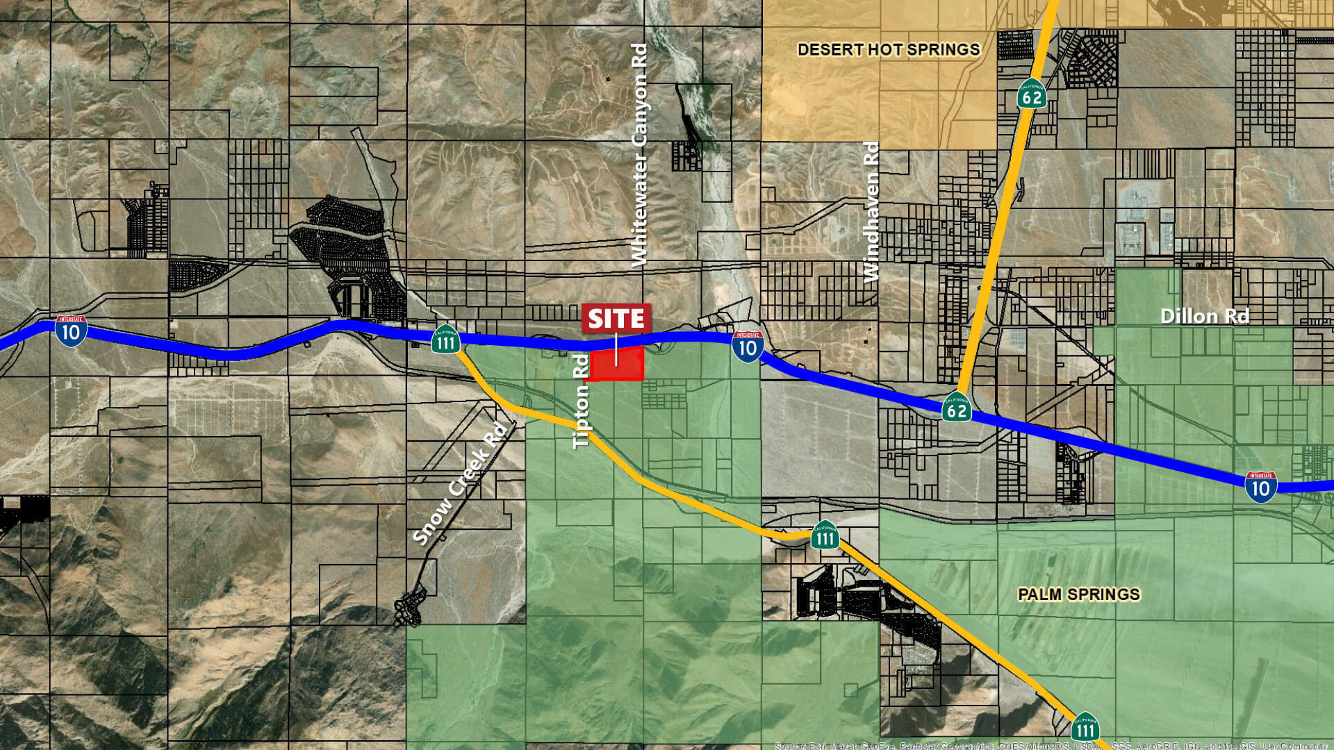71 Tipton Road Whitewater, CA 92282 - Photo 1 of 2 71.5 AC Tipton Rd White Water Main Aeria