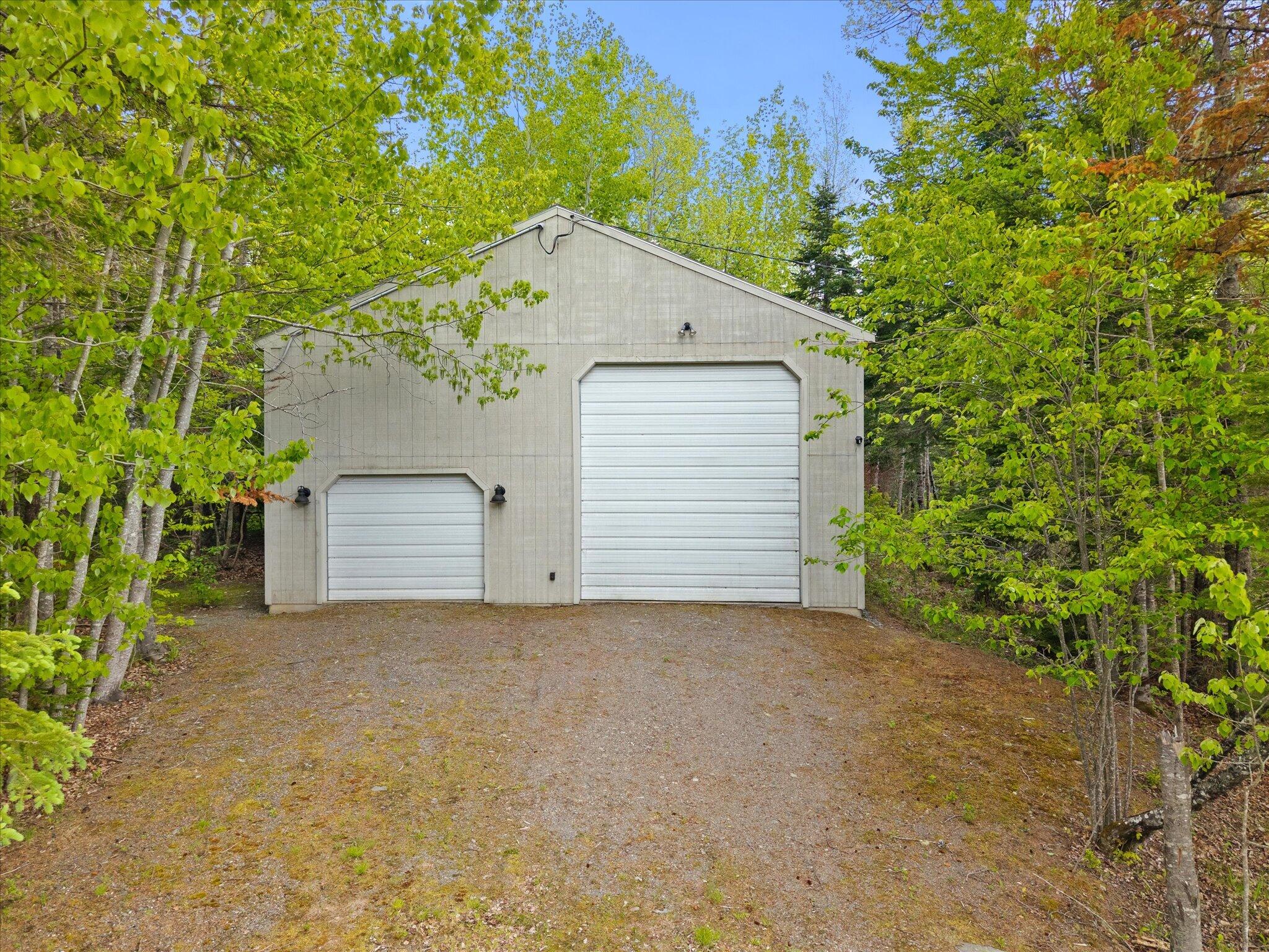 22 Old Ml Road Talmadge, ME 04492 - Photo 43 of 51 Oversized garage...