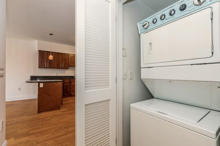 125 43rd Street, Unit 604 Union City, NJ 07087 - Photo 15 of 17 a view of kitchen with washer and dryer