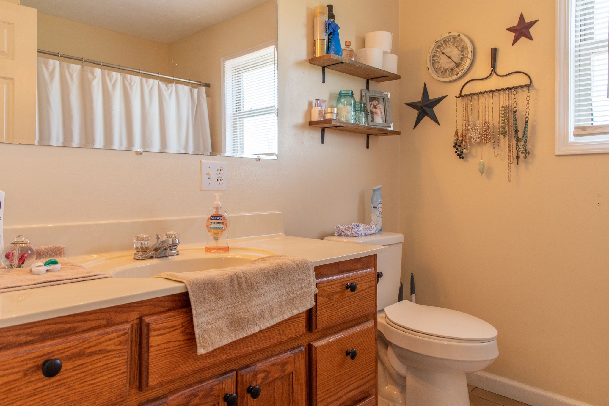 319 Wirmingham Road Monroe, TN 38573 - Photo 11 of 34 a bathroom with a sink a toilet and a mirror