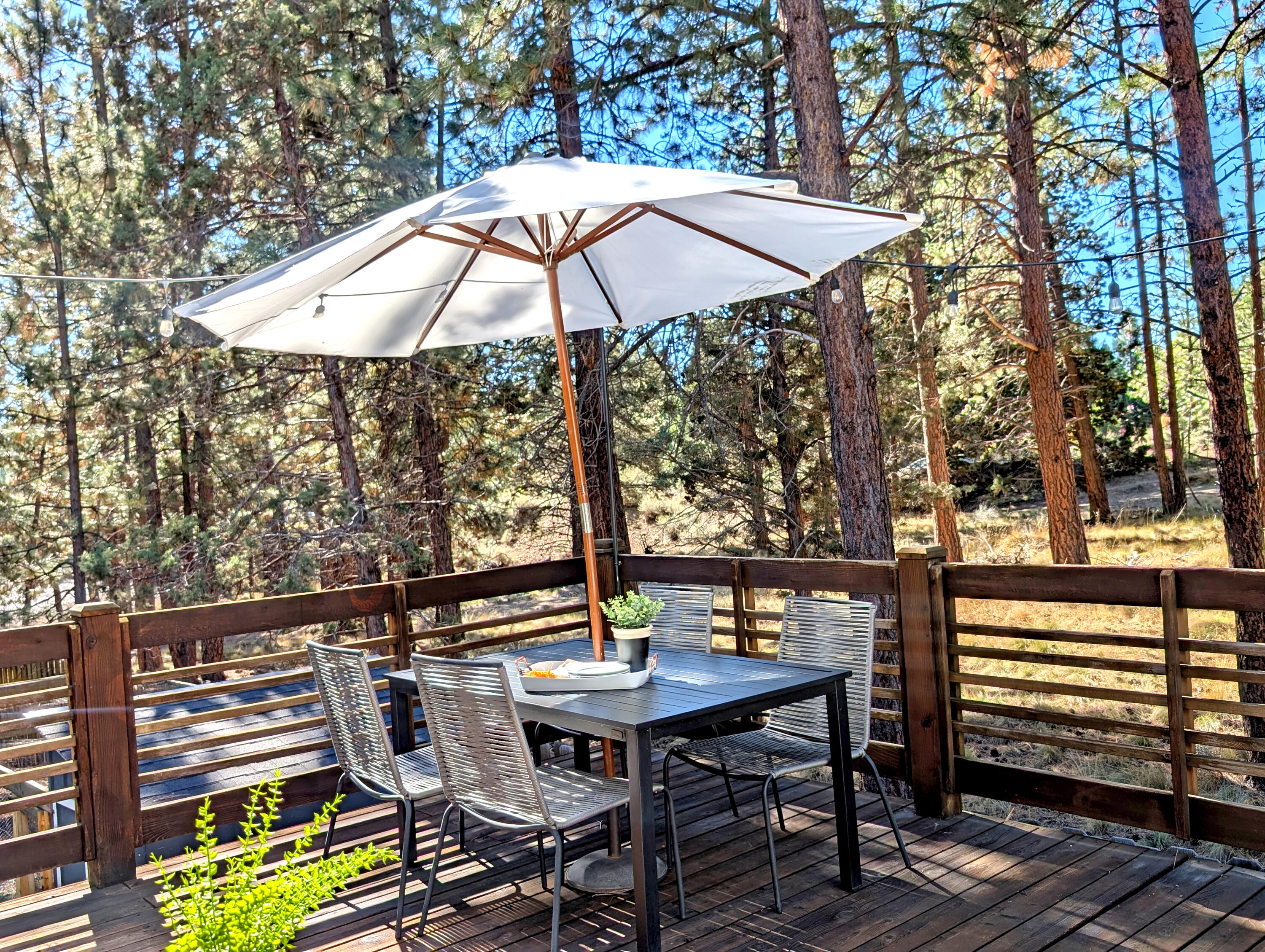 1961 Southwest Knoll Avenue Bend, OR 97702 - Photo 41 of 53 a view of a outdoor sitting area with furniture and wooden deck