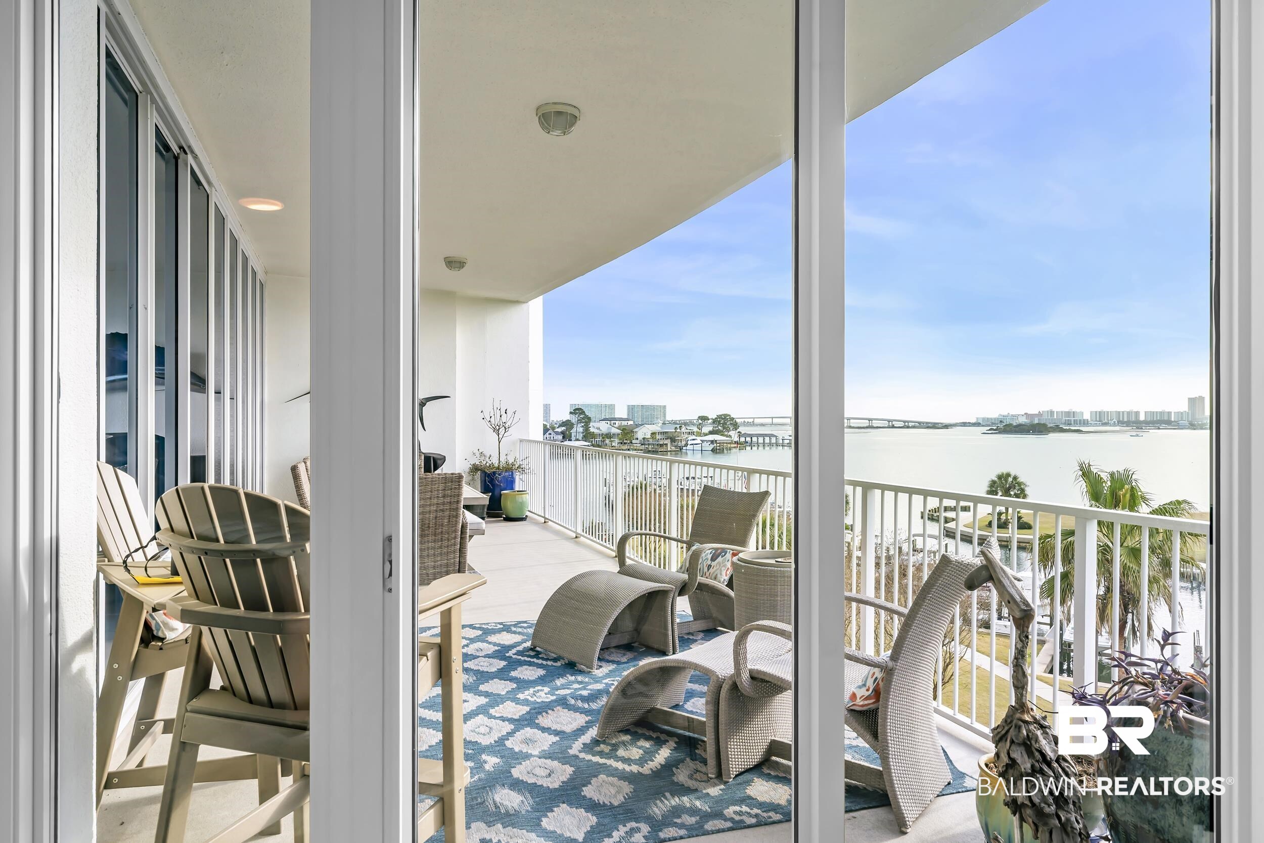 28250 Canal Road, Unit 307 Orange Beach, AL 36561 - Photo 36 of 56 Balcony featuring a water view