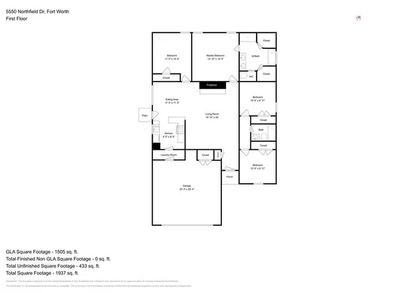 $2,125 | 5550 Northfield Drive, Fort Worth, TX 76179