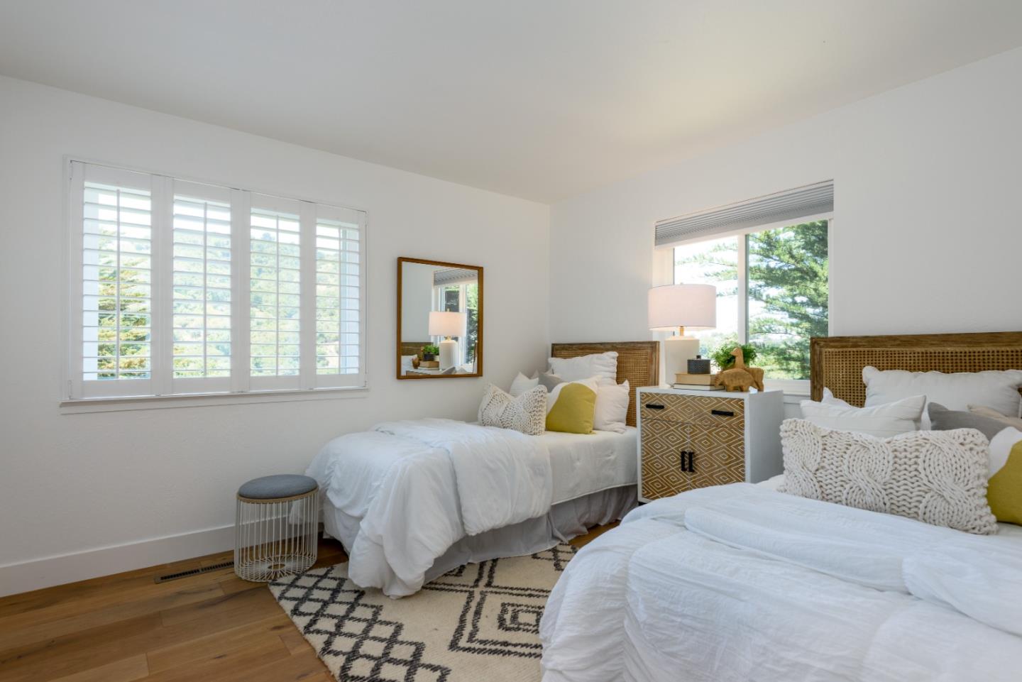 1990 Los Altos Drive San Mateo, CA 94402 - Photo 15 of 34 a bedroom with two beds and a window