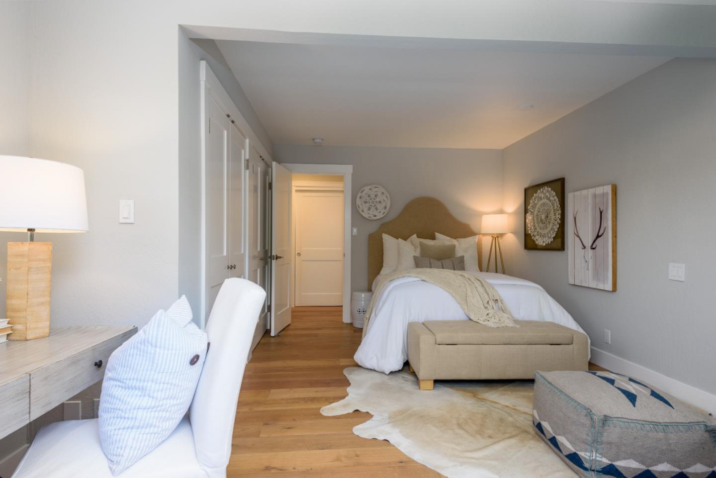 1990 Los Altos Drive San Mateo, CA 94402 - Photo 18 of 34 a bedroom with a bed and lamp