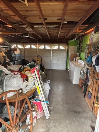 a view of storage and utility room