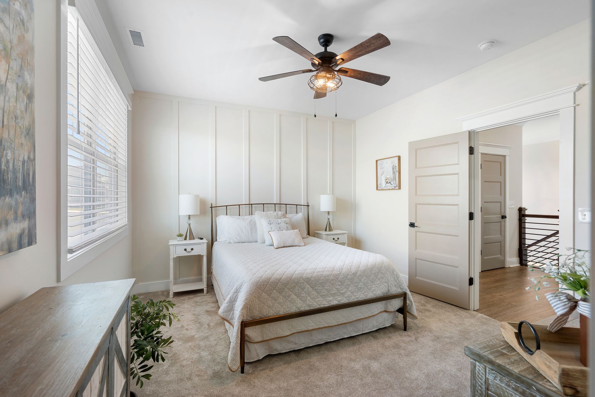 49 Why Worry Lane Winchester, TN 37398 - Photo 40 of 67 a bedroom with a bed and a chandelier