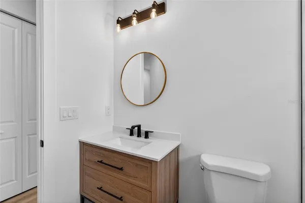 a view of a garden with swimming pool