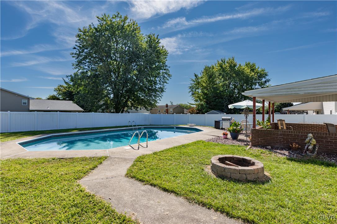 3248 Garrett Road Bethlehem, PA 18017 - Photo 26 of 40 a view of a backyard with plants and patio