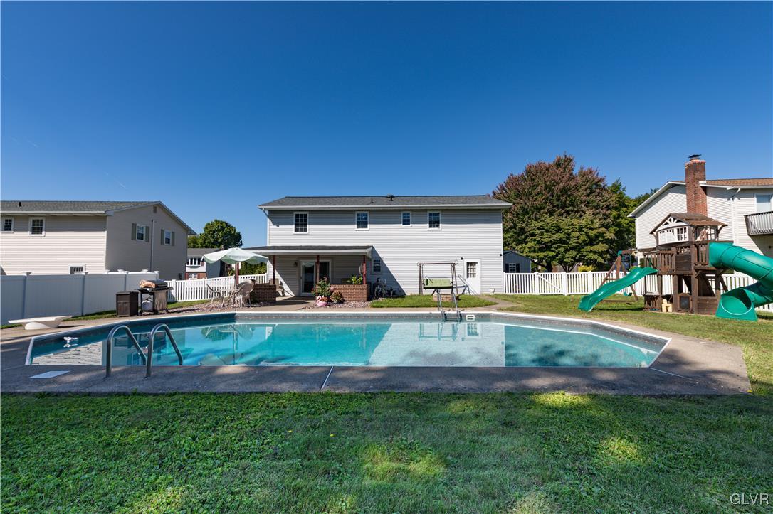 3248 Garrett Road Bethlehem, PA 18017 - Photo 28 of 40 a view of a house with swimming pool yard and sitting area