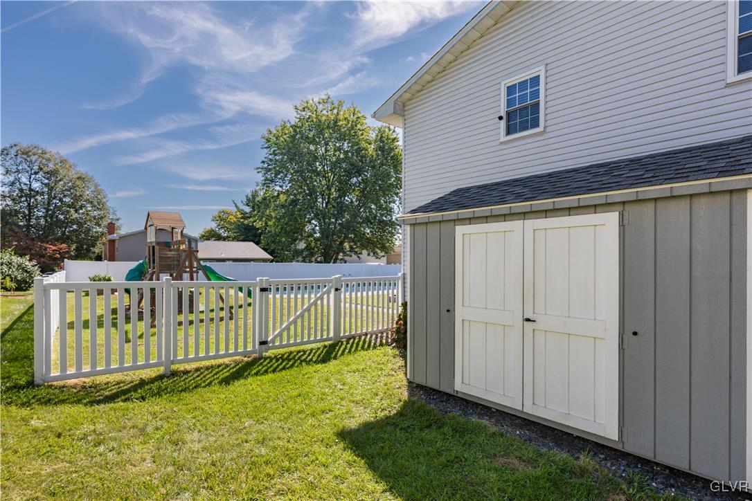 3248 Garrett Road Bethlehem, PA 18017 - Photo 33 of 40 a view of a house with a wooden deck
