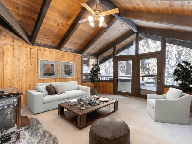302 Indian Trail Road Olympic Valley, CA 96146 - Photo 5 of 21 Creek Side Living Room*Virtually Staged
