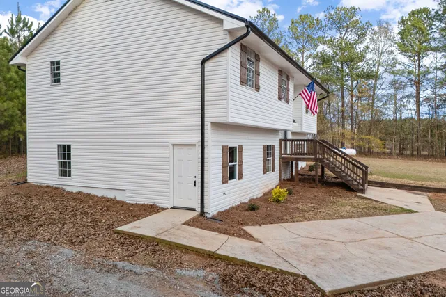 a view of a outdoor space with mountain view