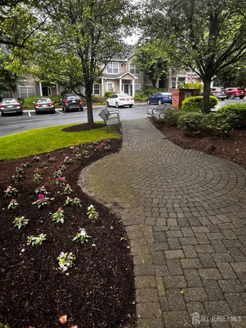 a view of a street with houses