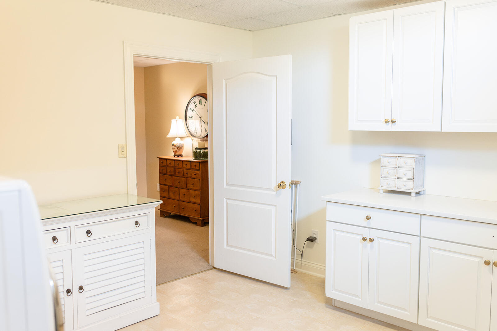6395 Delaney Ferry Road Versailles, KY 40383 - Photo 26 of 52 Spacious laundry room featuring brand-new cabinets, offering ample storage and a clean, modern design for everyday convenience.