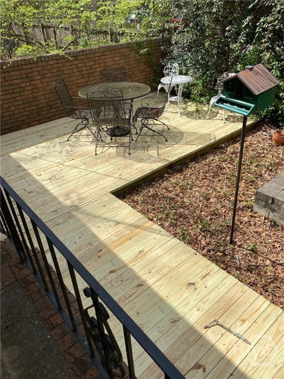 245 Springdale Street Athens, GA 30606 - Photo 19 of 20 Back ourtyard deck