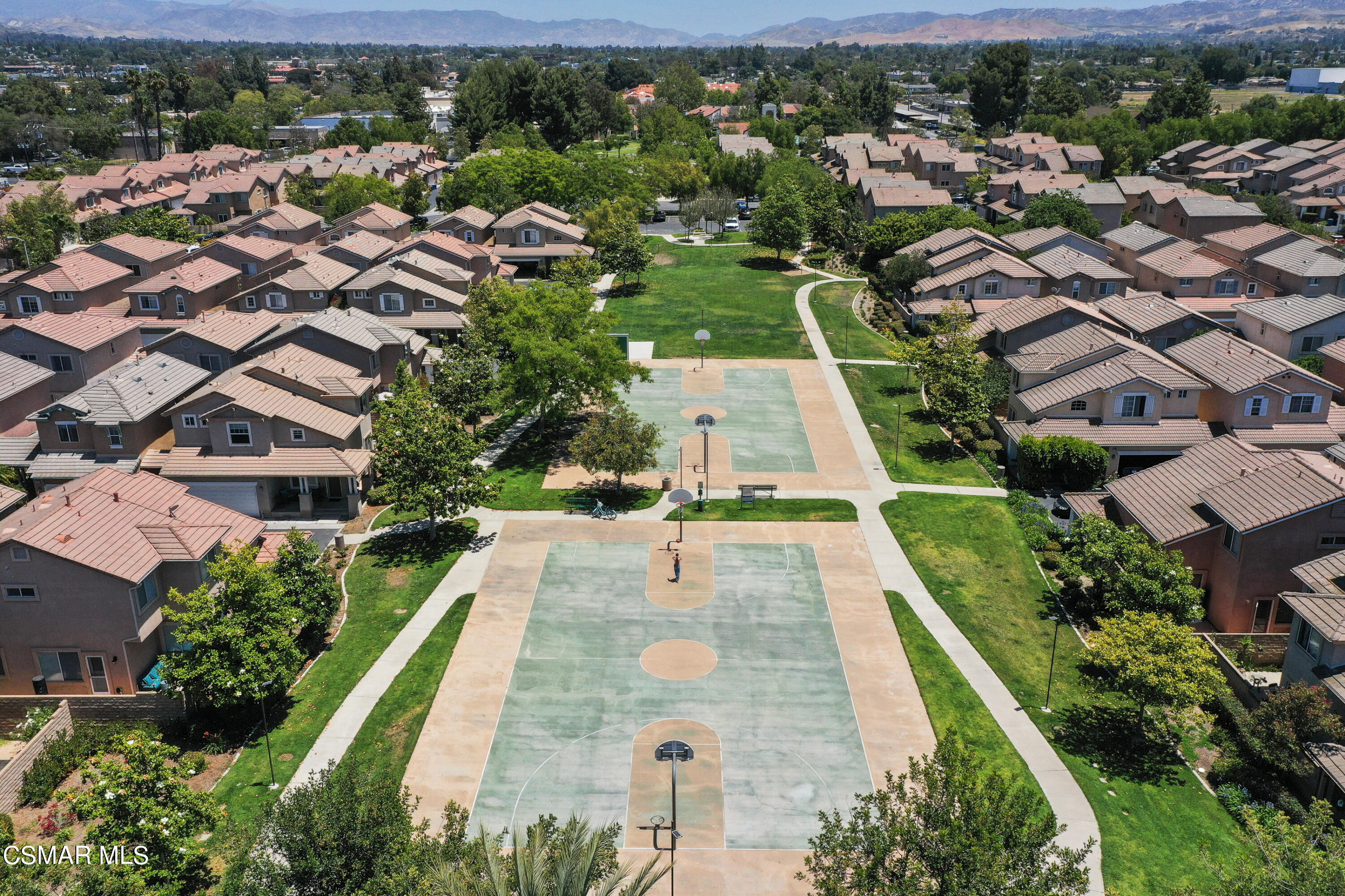 292 Maywind Lane Simi Valley, CA 93065 - Photo 37 of 41 an aerial view of a house with a yard