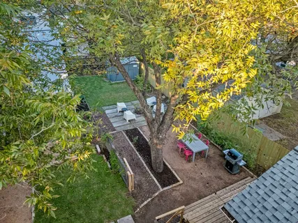 a view of outdoor space and yard