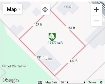 14100 Seagoville Road Dallas, TX 75253 - Photo 4 of 5 Property Parcel Map. Outlining the boundary dimensions and total area of the property