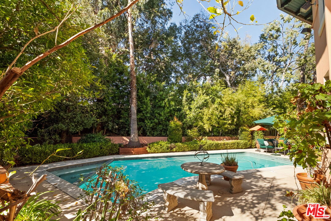 1205 Arden Road Pasadena, CA 91106 - Photo 11 of 24 a view of a yard with an outdoor space