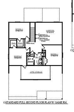 127 Boots Branch Road Summerville, SC 29485 - Photo 35 of 35 CASSIDY SECOND FLOOR STD LAYOUT