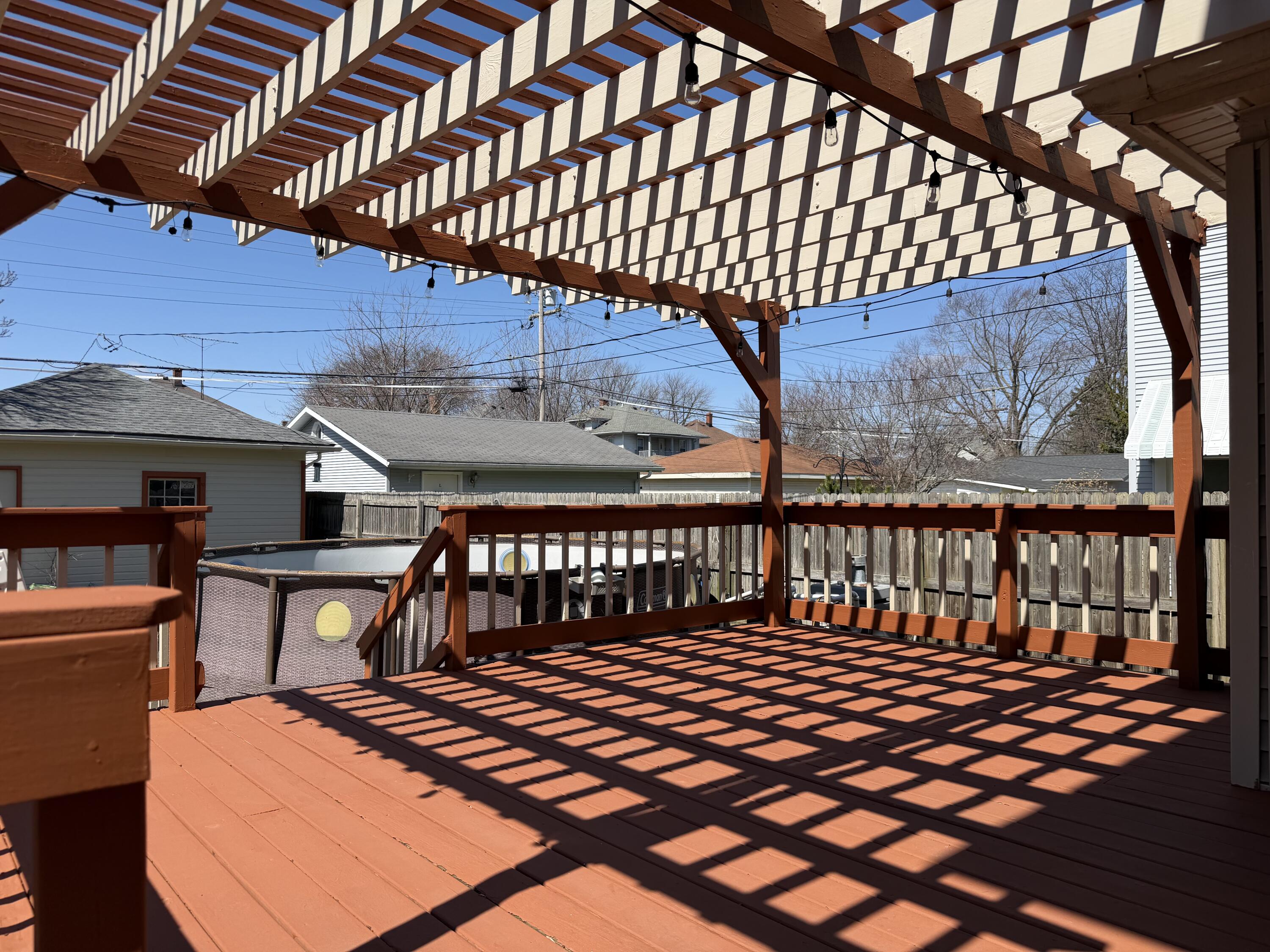 1000 Hayes Avenue Racine, WI 53405 - Photo 20 of 35 Deck/Pergola