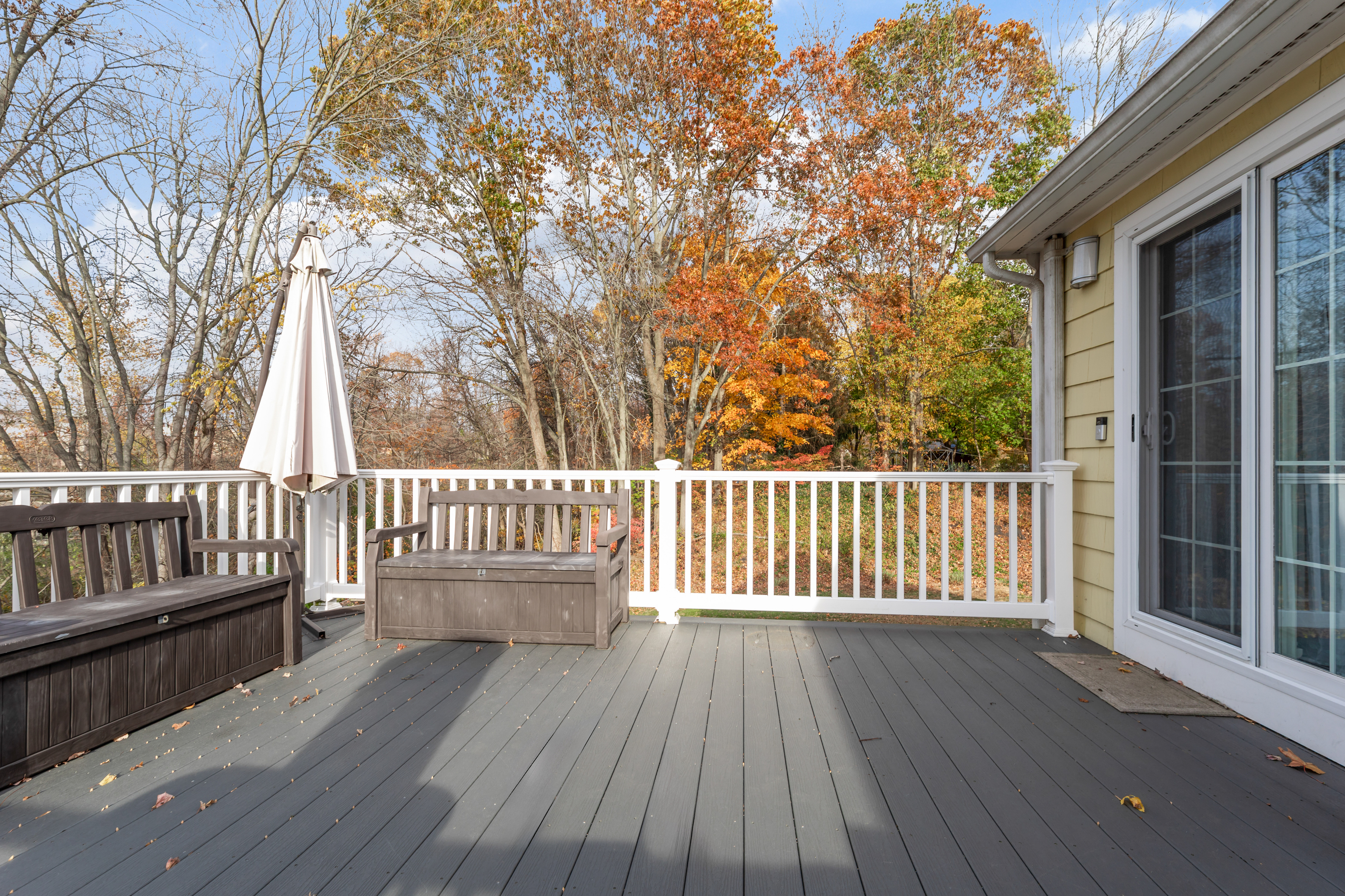 224 Roses Mill Road Milford, CT 06460 - Photo 23 of 30 a view of a wooden roof deck