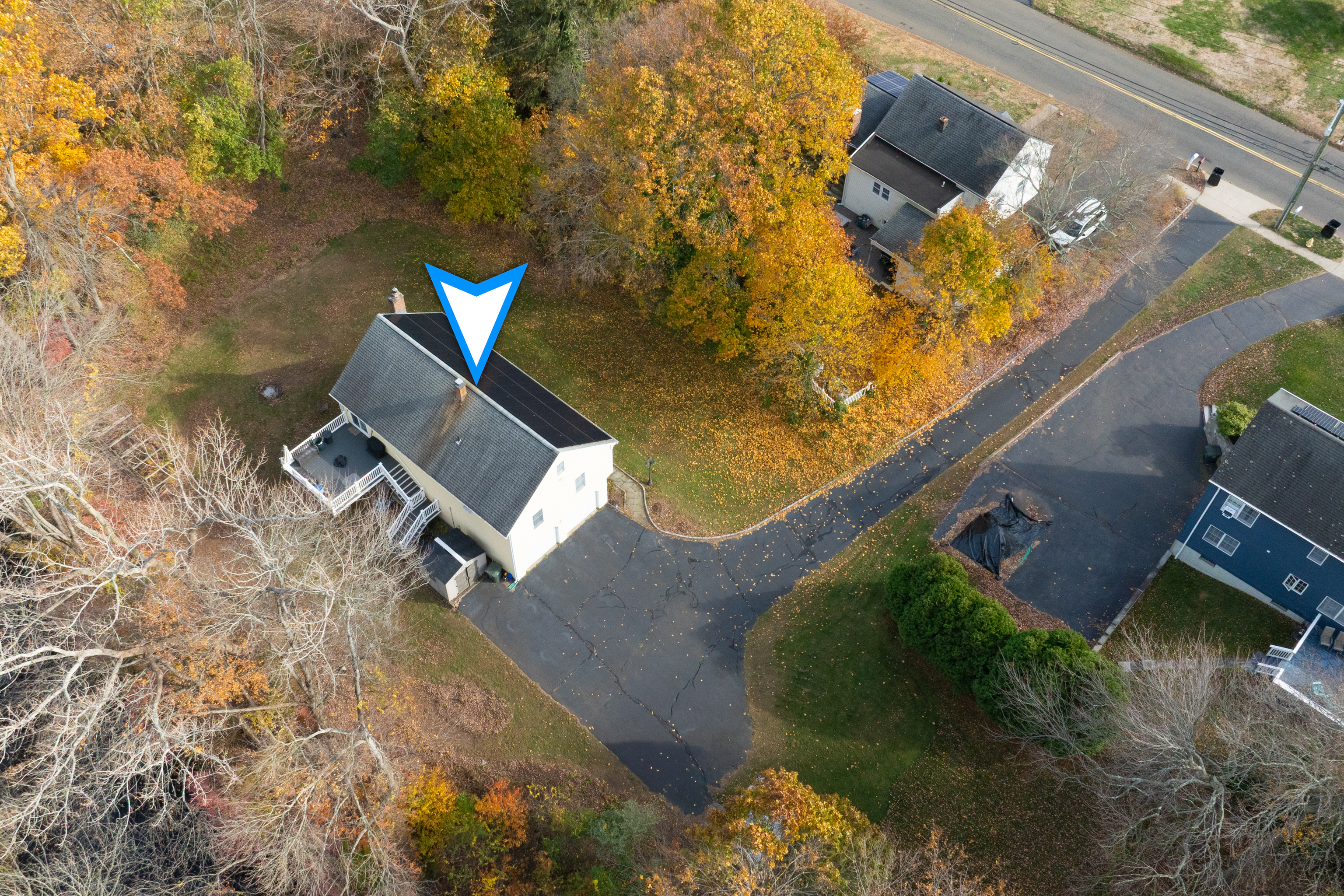 224 Roses Mill Road Milford, CT 06460 - Photo 26 of 30 an aerial view of a house with outdoor space