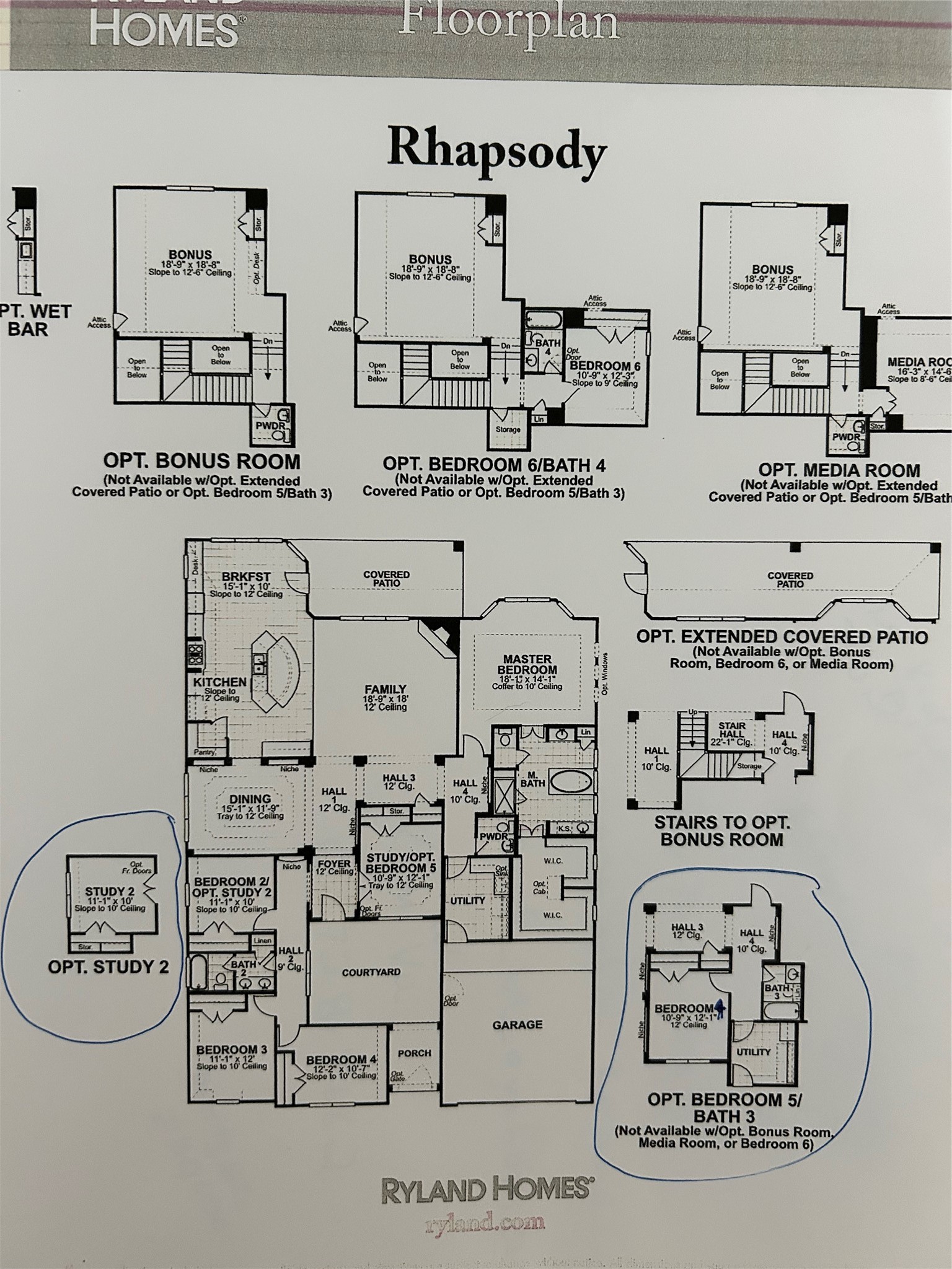 9935 Kirkstone Terrace Drive Spring, TX 77379 - Photo 49 of 49 Floor plan so flexible based on your bedroom needs