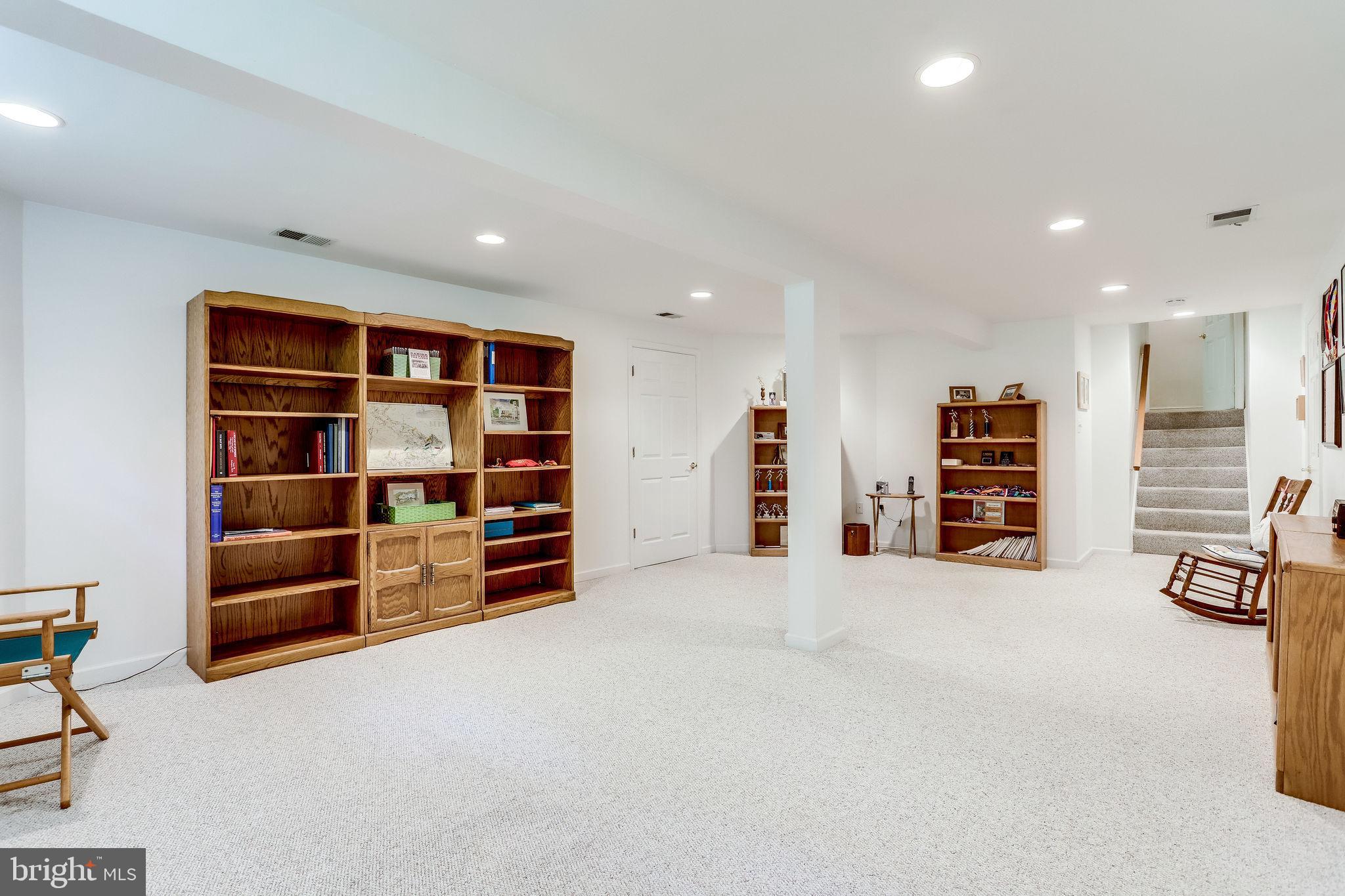 1905 Buckthorn Lane Reston, VA 20191 - Photo 31 of 52 Lower Level Recreation Room with Storage Closets
