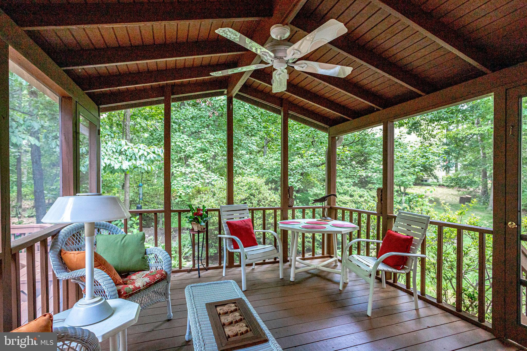 1905 Buckthorn Lane Reston, VA 20191 - Photo 5 of 52 Screened-in Deck off Kitchen