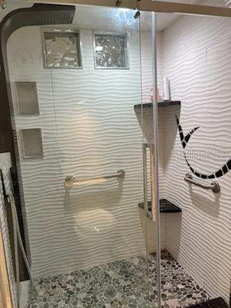 a view of a door of the house