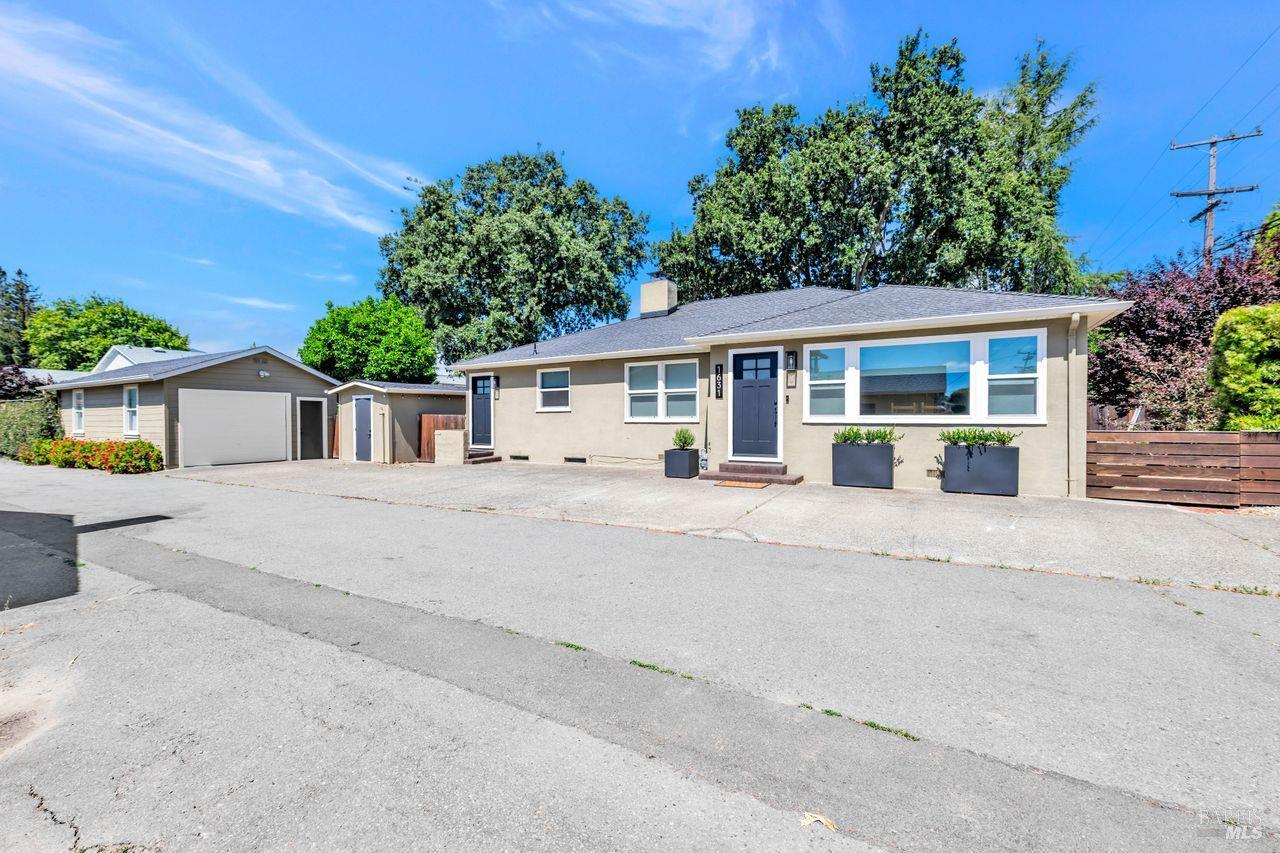 front view of house with a yard