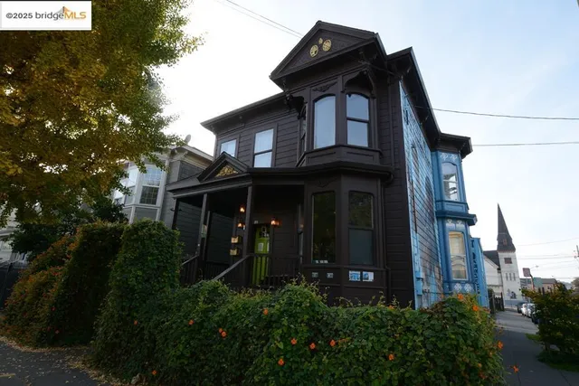 a view of street sign