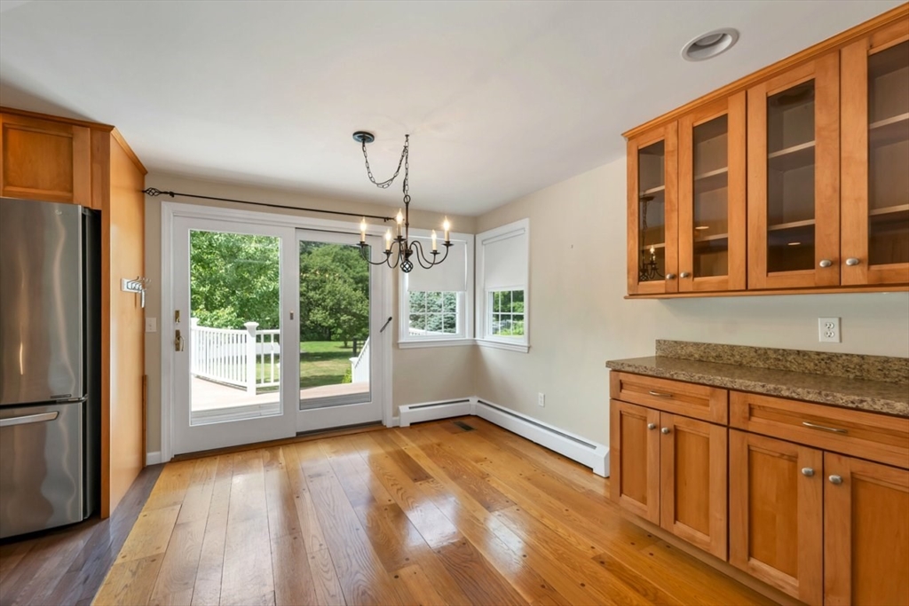 252 Littlefield Road Boxborough, MA 01719 - Photo 10 of 40 a view of an empty room with a window and wooden floor