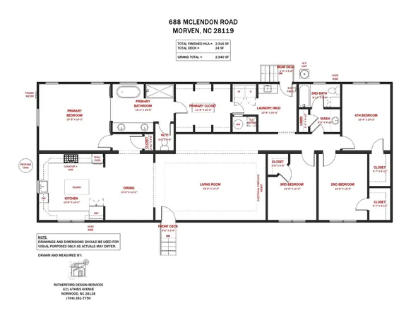 $675,000 | 812 McLendon Road, Morven, NC 28119