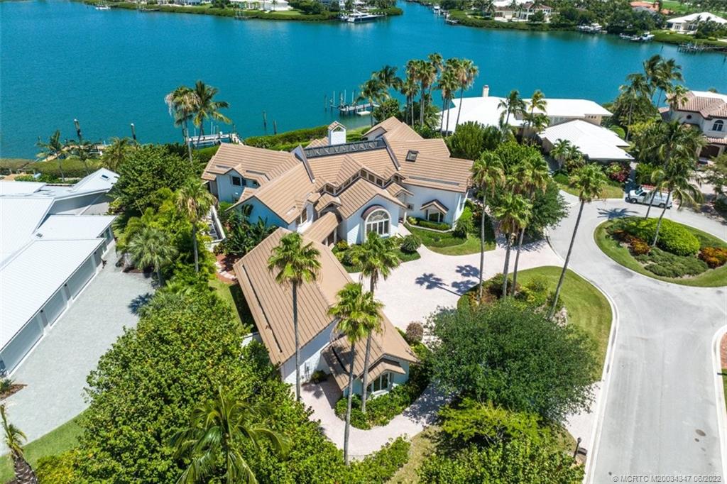 2421 Bahia Way Stuart, FL 34996 - Photo 49 of 83 an aerial view of a house with a lake view