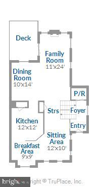 44042 Rising Sun Terrace Ashburn, VA 20147 - Photo 45 of 47 Main Level Floor Plan