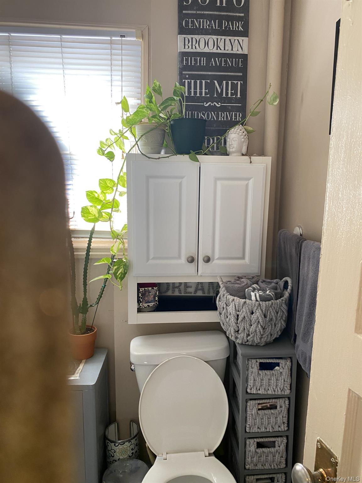 145-24 223rd Street Queens, NY 11413 - Photo 15 of 16 a bathroom with a toilet and a sink