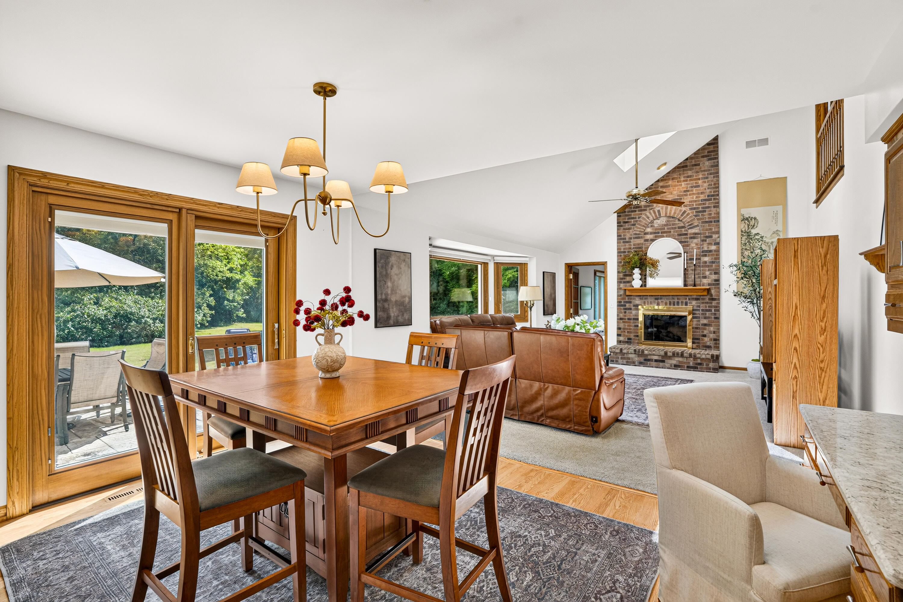 17445 St James Road Brookfield, WI 53045 - Photo 12 of 49 Dinette overlooking great room