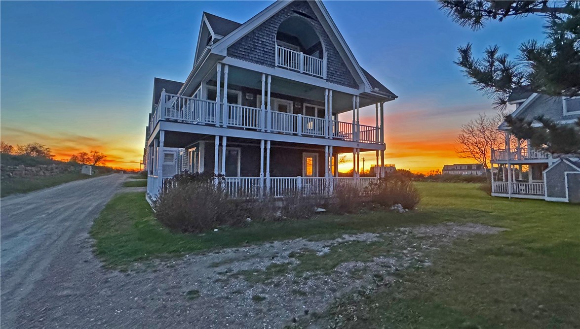 1720 Corn Neck Road Block Island, RI 02807 - Photo 4 of 37 Exterior at Sunrise