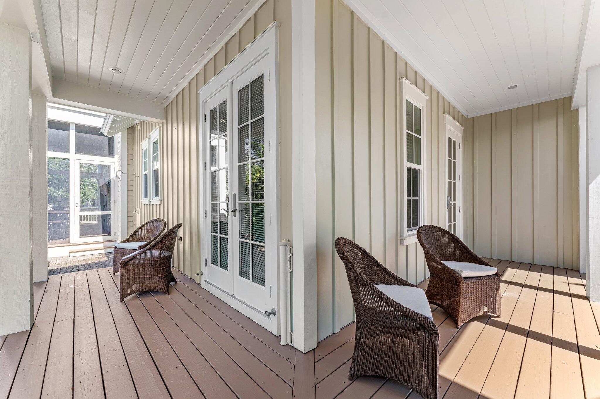 56 South Wisteria Way Santa Rosa Beach, FL 32459 - Photo 33 of 77 a view of two chairs in the balcony