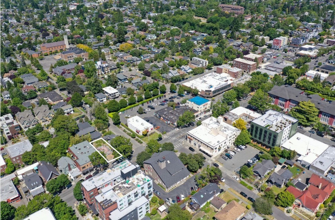 1624 North 45th Street Seattle, WA 98103 - Photo 2 of 2 an aerial view of residential houses with outdoor space