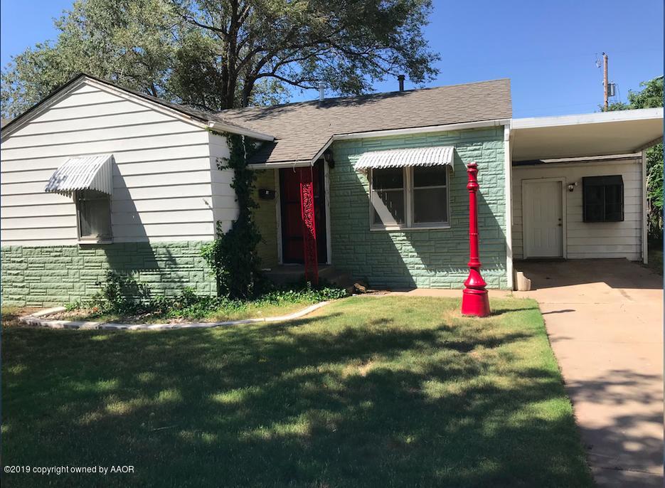 4110 South Lipscomb Street Amarillo, TX 79110 - Photo 1 of 13 a front view of a house with a yard