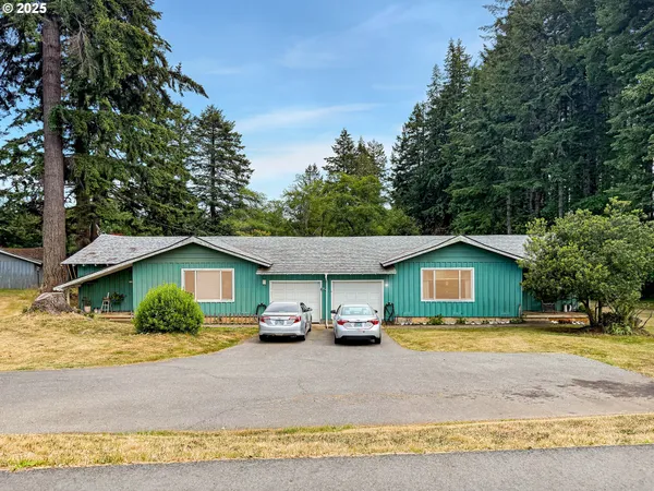 a view of house with yard